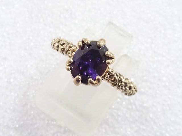 JAPANESE KIMONO / ANTIQUE COLORED STONE RING (SIZE 10.5)